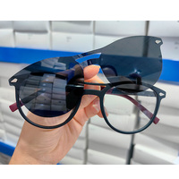 Monturas ópticas de moda para hombre/mujer, gafas de sol con Clip, ajuste de alta calidad sobre gafas de sol polarizadas, gafas de sol con Clip de liquidación en stock