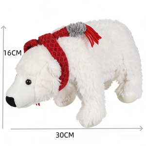 SOTE New Design <strong>Christmas</strong> White Polar Bear Plush <strong>Decoration</strong> <strong>Christmas</strong> <strong>Decoration</strong> - Product Image 3