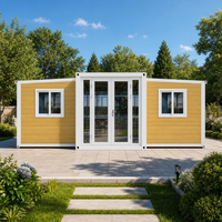 Maison conteneur modulaire préfabriquée pliable et extensible pour hôtels et entrepôts – Design moderne, assemblage rapide – Direct Usine