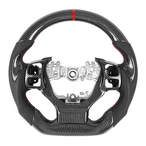 Volante de fibra de carbono de gamuza Alcantara mejorado para <span class=keywords><strong>Lexus</strong></span> NX LC LS IS ISF GS Interior automotriz 2020 2021 2022 <span class=keywords><strong>2023</strong></span> 2024 - Product Image 1