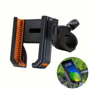 Penjepit Ponsel Sepeda Motor dengan Kunci Pengaman, Penyangga Ponsel Fleksibel, Klip Lepas Cepat, Penjepit Stang Sepeda/Skuter - Product Image 1