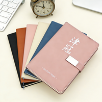 Carnet en cuir PU personnalisé avec fermeture magnétique, options multicolores, journal avec logo personnalisé pour le bureau et l'école