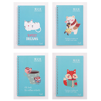 Carnet de notes portable à spirale sur le thème des dessins animés pour les élèves du primaire, mini-carnet avec logo. Bloc-notes.