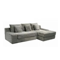 Sofá Cama de Diseño Moderno, Portátil, de Espuma de Alta Densidad Comprimida al Vacío, Modelo Corner Shar-Pei, para Sala de Estar, Escuela, Hotel y Centro Comercial