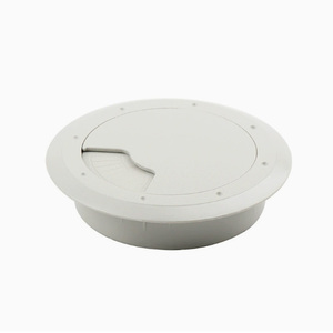 Passe-câble rond en plastique pour bureau, cache-trou de câble de table, capuchon de gestion de câbles pour ordinateur, accessoire de mobilier de bureau - Product Image 1
