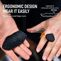 Protège-mains en silicone antidérapant pour barre de traction, protection des paumes pour l'entraînement, anti-callosités, durable pour la gym à domicile