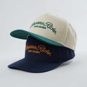 Gorras de béisbol de hombre de alta calidad de tela de algodón con logotipo bordado personalizado gorras de béisbol para hombre - Product Image 1