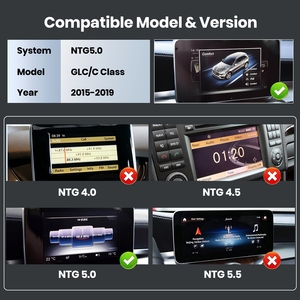 Rhythm 12.6 Inch Plug And Play Linux Car Monitor For Mercedes Benz GLC / C-Class NTG 5 Retain Original Steering Control Function - Product Image 2