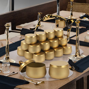 Portavelas Cilíndrico de Hierro de 8 oz, Resistente al Calor, Elegante, Decoración para el Hogar, para Velas de Pascua - Product Image 3