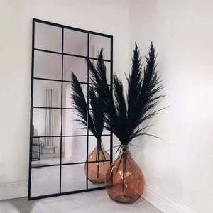 Nhà máy sản xuất hình chữ nhật khung sắt gương cho trang trí nội thất sàn gương - Product Image 6