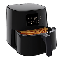 Friteuse à air électrique 12L en acier inoxydable avec fenêtre de visualisation, sans huile, numérique et mécanique, pour une friture saine, idéale pour camping-car et usage domestique