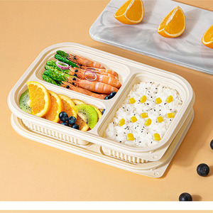 Caja desechable Biodegradable <span class=keywords><strong>para</strong></span> hamburguesas, contenedor de embalaje de <span class=keywords><strong>comida</strong></span> rápida, venta al por mayor - Product Image 3