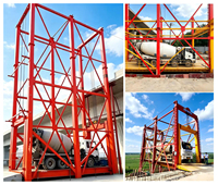 Pont roulant de levage vertical 30T sur mesure pour la construction et le transport de matériaux de citerne à ciment
