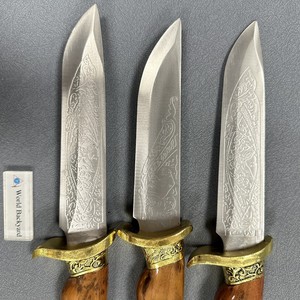 Khốc liệt động vật trang trí thanh kiếm ngắn khá Scimitar gỗ xử lý mạ vàng vỏ bọc khắc khắc lưỡi Nghi Lễ thanh kiếm - Product Image 6