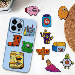 Pins y Pegatinas de Esmalte Personalizados de Alta Calidad |   Insignias Metálicas Troqueladas |   Calcomanías Adhesivas Impermeables |   Moda de animales y flores - Product Image 4