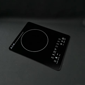 <span class=keywords><strong>Verre</strong></span> en céramique résistant aux hautes températures de feuille de <span class=keywords><strong>verre</strong></span> microcristallin noir pour la cuisinière à induction - Product Image 2