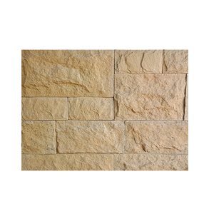 Ngoài Trời Cắt Để Kích Thước Thiên Nhiên Vàng Nấm Đá Veneer Nhân Tạo Văn Hóa Đá Đá Tường Ốp - Product Image 1