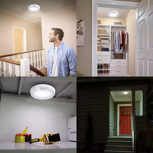 <b>Motion</b> <b>Sensor</b> AAA Battery Operated Remote Control LED Ceiling <b>Light</b> for Living Room <b>Indoor</b>/Outdoor Night <b>Lights</b> - Product Image 4