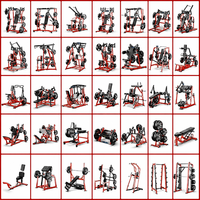 Conjunto Completo de Gimnasio 2026: Máquinas de Entrenamiento de Fuerza Hummer Equipment: Banco Plano para Press, Polea Alta-Baja para Tríceps, Curl de Piernas, Sentadillas