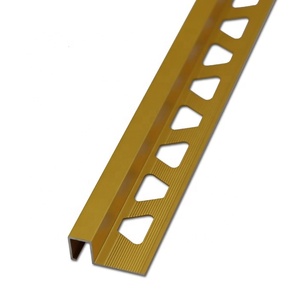 Nhà máy cung cấp trực tiếp l-hình dạng tường cạnh gạch TRIM nhôm góc bảo vệ cho sàn và phòng tắm trang trí nội thất vật liệu kim loại - Product Image 6