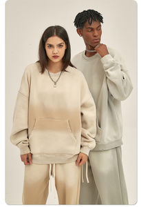 Sudadera con capucha de alta calidad para hombre, sudadera Lisa personalizada, ropa deportiva de otoño, material de poliéster/algodón - Product Image 2