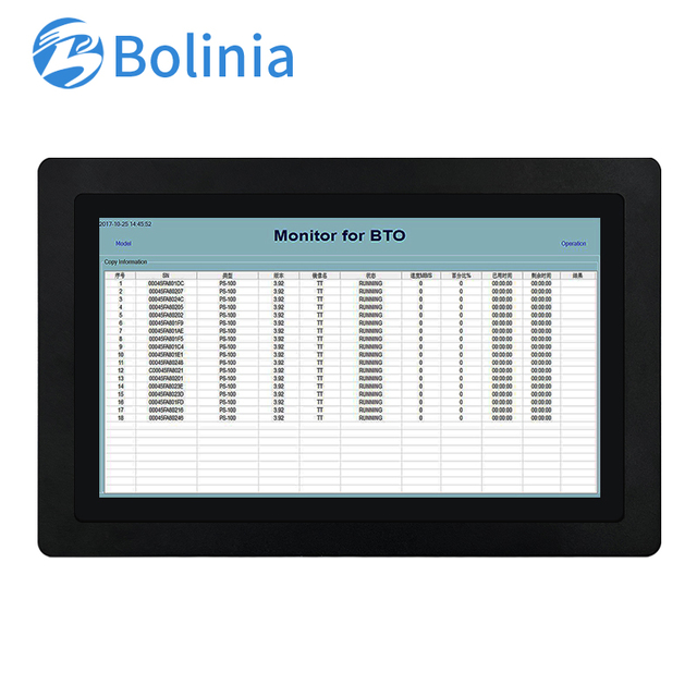 11.6 Inch 1366x768 IPS 1920x1080 for VGA USB Capacitive Touch Metal Aluminum Frame TFT Industrial Monitor