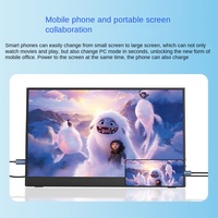 Écran portable double 15,6 pouces IPS 16:9 avec rétroéclairage LED, fréquence de rafraîchissement 60 Hz, 1080p, haut-parleur intégré, interface Type C