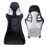 Sièges Baquets de Course Légers EDDY Noirs pour Porsche 911 Carrera 4S 997.1 997.2 997 GT2 GT3 RS avec Squelette en Carbone