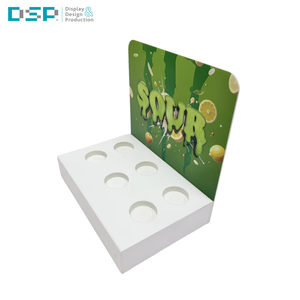 DSP Vietnam Factory Acrylic Juice Head smokeless display stand 6-slot Atomizer Display Stand for Smoke Shop - Product Image 3