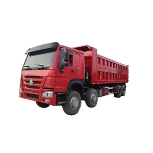 Sử dụng sinotruck HOWO 371ho 8x4 Euro 2 EURO 3 12 bánh xe tải sử dụng Xe Tải Tự đổ