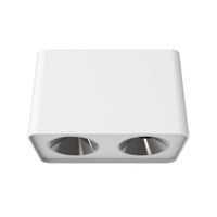 Spot encastré au plafond en aluminium série DA IP44, 10W COB LED dimmable, CRI97, 3500K blanc chaud, garantie 3 ans, UGR pour hôtel