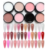 Offre Spéciale sans HEMA parfait ongles UV Gel Builder nu acrylique Extension Gel liquide auto-nivelant bouteille lampe à LED Source gratuite