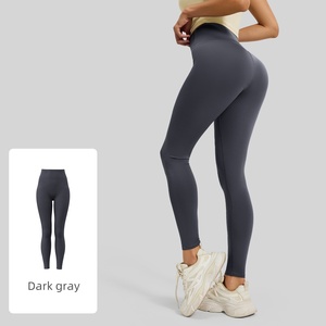 High Waist Seamless Yoga Shorts Women <b>Black</b> Full Length Spandex Polyester Breathable Quick-Drying Lightweight USA Warehouse - Product Image 6