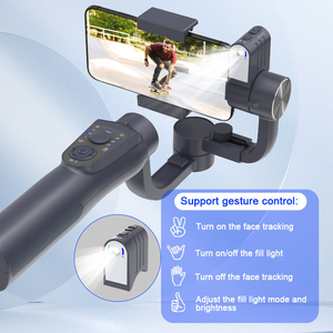 <span class=keywords><strong>Stabilisateur</strong></span> de cardan mobile intelligent pliable à trois axes avec suivi facial et éclairage supplémentaire pour la photographie - Product Image 4