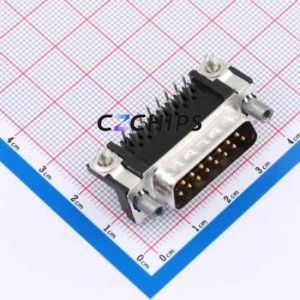 5747841-6 D-Sub/VGA Connector Bent Lead Through Hole Connector 15P Right Angle Insert 2 - Product Image 1