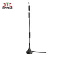Antenne omnidirectionnelle verticale double bande 5G à gain élevé 6dBi de 245 mm, étanche, avec base magnétique extérieure pour WiFi