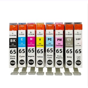 <span class=keywords><strong>Cartouche</strong></span> d'<span class=keywords><strong>encre</strong></span> entièrement compatible BOMA.LTD CLI-65 CLI 65 pour imprimante photo Canon PRO200 PRO 200 PRO-200 - Product Image 1