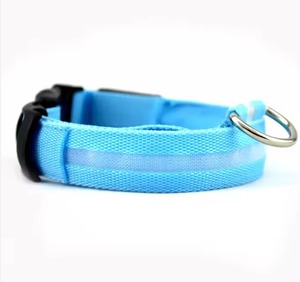 Correa de entrenamiento antipérdida de material de nailon, collares para mascotas iluminados, <span class=keywords><strong>collar</strong></span> de perro LED recargable por USB con luz alta - Product Image 4