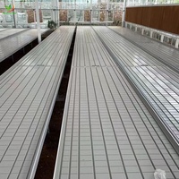 Plastik 6x10 4x8 abs baki banjir dan saluran air 4x4 1.6m x 1.2m untuk rumah kaca pertanian, pembibitan hidroponik