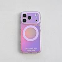 Coque magnétique à dégradé de couleurs pour iPhone 18, compatible iPhone 17, 16, 15, 14, 13 Pro Max – Accessoires de téléphone avec livraison gratuite et chargement sans fil