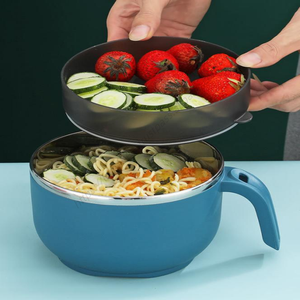 Bol à nouilles instantanées portable en acier inoxydable 304 Syh693, boîte à lunch multifonctionnelle à isolation thermique longue durée pour aliments – Vente en gros - Product Image 3