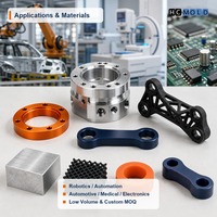 Pièces de prototypes robotiques personnalisées Usinage CNC Impression 3D Service de moulage sous vide