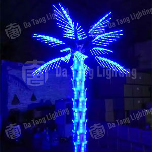 Lampes en forme de cocotier étanches IP65 pour événements extérieurs sur le thème tropical et décoration de jardin - Product Image 3