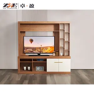中国现代客厅家具家用电视柜设计墙壁单元