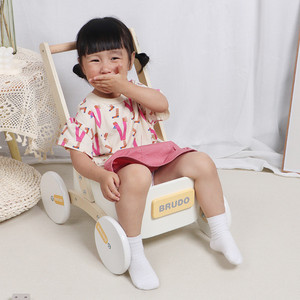 Trotteur multifonctionnel pour bébés, stockage des habitudes d'apprentissage, <span class=keywords><strong>marche</strong></span>, voiture en <span class=keywords><strong>bois</strong></span>, jouet Montessori pour enfants, garçons et filles. - Product Image 3