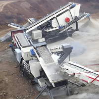 Vente directe usine : Concasseur mobile sur chenilles, recyclage de déchets de construction, installation de concassage mobile pour béton/granite