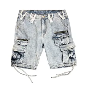 Custom cargo goffs uomo jeans jeans shorts streetwear da uomo