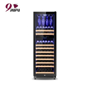 Nhà Sản Xuất Chuyên Nghiệp 176 Chai <span class=keywords><strong>Wine</strong></span> Cooler Với Dual Zone Lưu Trữ Home <span class=keywords><strong>Wine</strong></span> Lạnh - Product Image 5