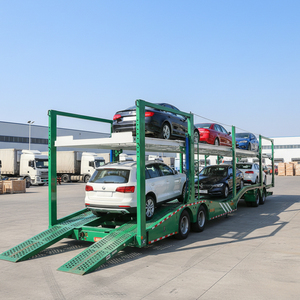 Mejor Precio, Gran Venta, Remolque de Transporte de 2 Ejes para 4, 5, 7, 9, 10 Autos, Fabricantes de Semirremolques Portacoches de China - Product Image 5