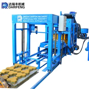 QT4-18 interlock brick making machine automatic block making machine from Kenya